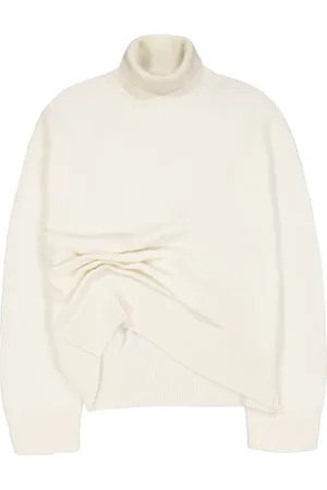 LANEUS Ruched-detailing jumper