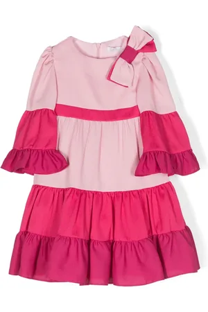 PATACHOU Bow-detail ruffled dress