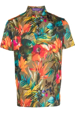 Ralph Lauren Floral-print cotton polo shirt