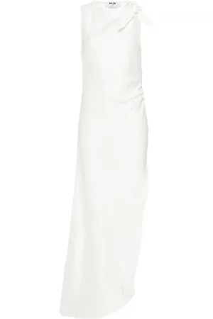 Msgm Knot-detail maxi dress