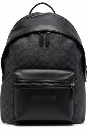 Coach Signature canvas backpack