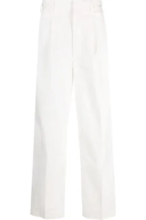 Emporio Armani Pleat-detail straight-leg trousers