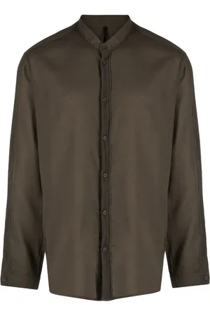 TRANSIT Mandarin-collar button-up shirt