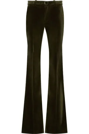 Proenza Schouler Velvet flared trousers