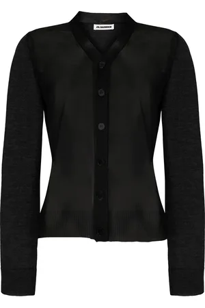 Jil Sander Sheer panel cardigan