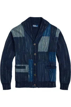 Ralph Lauren Patch-denim long-sleeve cardigan