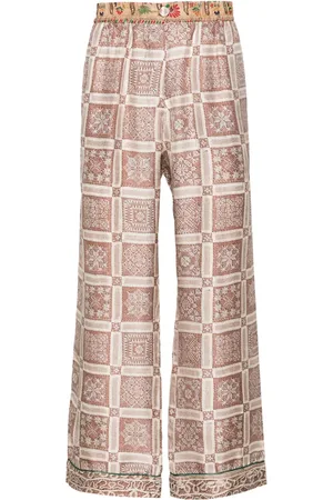 PIERRE-LOUIS MASCIA Aloe silk trousers