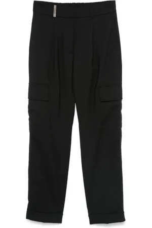 PESERICO SIGN Pleat-detail cargo trousers
