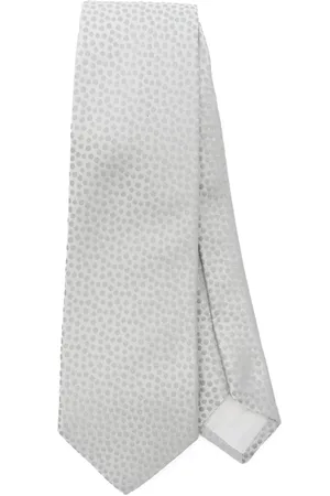 TAGLIATORE Patterned-jacquard tie