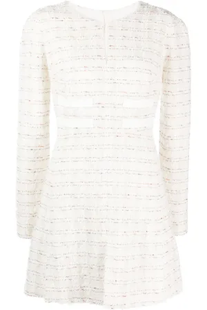 Giambattista Valli Long-sleeve tweed minidress
