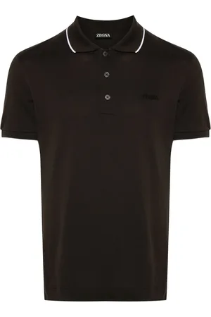 Ermenegildo Zegna Logo-embroidered polo shirt