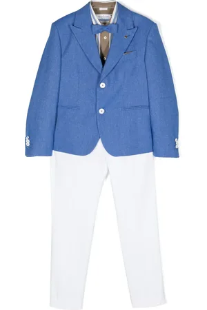 COLORICHIARI Single-breasted striped suit set