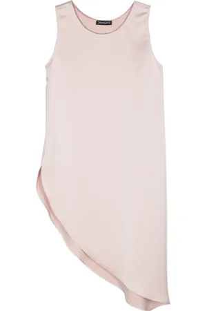 DRHOPE Asymmetric satin tunic