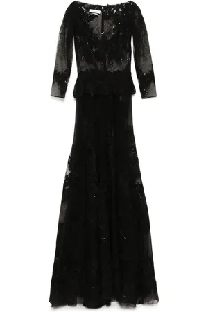 Saiid Kobeisy Embroidered long dress