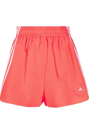 Stella McCartney Logo-print high-waisted running shorts