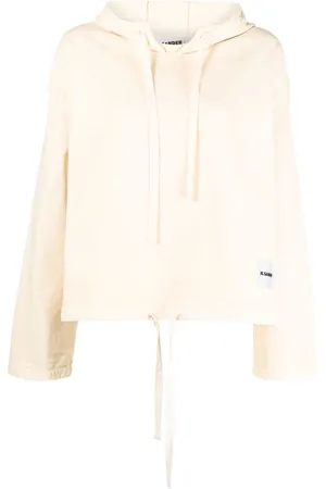 Jil Sander Logo-patch knitted hoodie