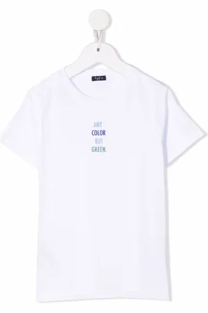 Il gufo Slogan cotton T-shirt