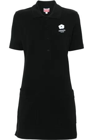 Kenzo Boke Flower-motif polo dress