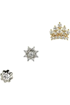Lark & Berry 14K The Crown Jewel diamond earrings