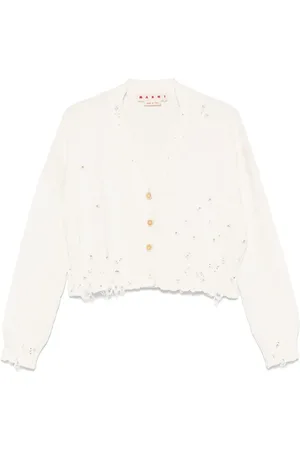 Marni Patterned-jacquard cardigan