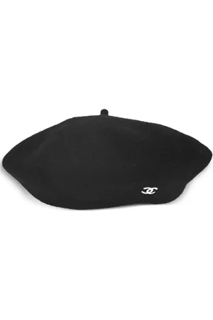 CHANEL 1990-2000s CC beret