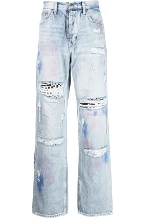KSUBI Light-wash straight jeans