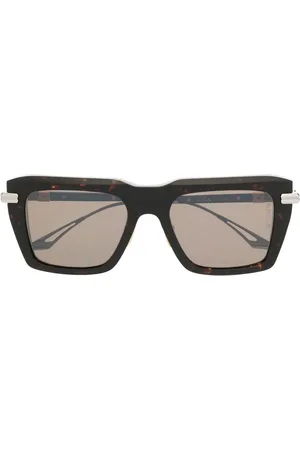 DITA EYEWEAR Tortoiseshell-effect square sunglasses