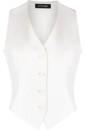 Styland Organic wool buttoned-up waistcoat