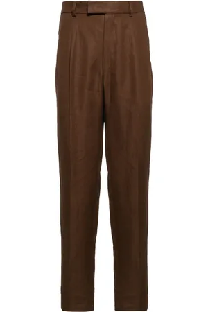 Ermenegildo Zegna Pleated slim-fit trousers