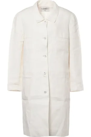 CHANEL 1990s linen coat