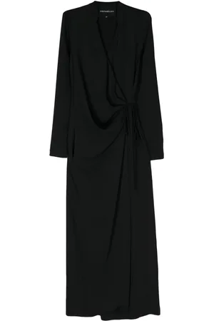 Costarellos Jenella crepe wrap dress