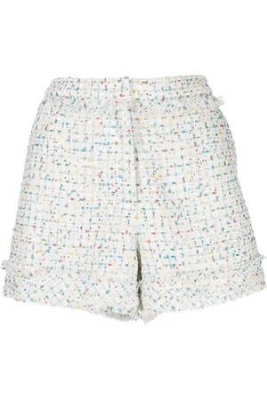 SHIATZY CHEN Tweed mini shorts
