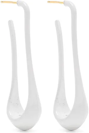 LEMAIRE Glossy-finish drop earrings