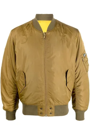Diesel Logo-patch zip-front jacket