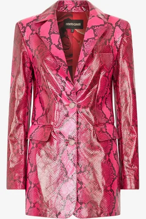 Roberto Cavalli Snake-print blazer