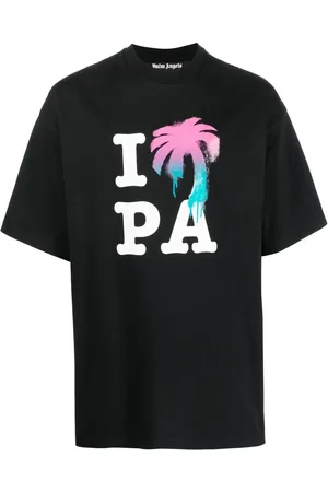 Palm Angels Logo-print organic cotton T-shirt