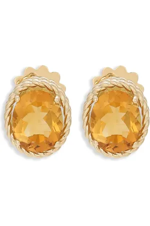 Dolce & Gabbana 18kt yellow Anna citrine earrings