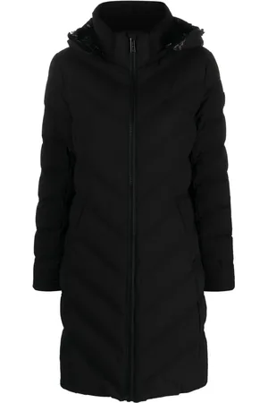 Michael Kors Chevron-quilted hooded jacket