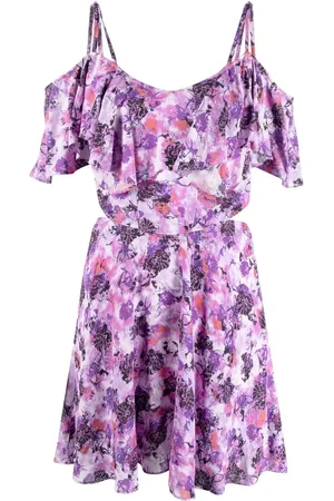 IRO Ruffled cold-shoulder mini dress
