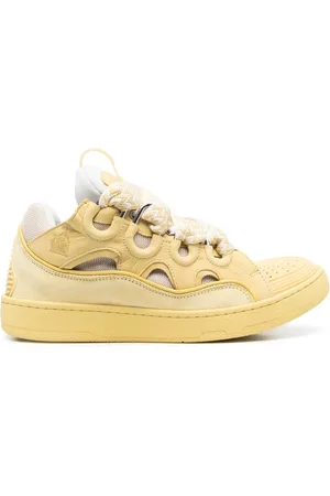 Lanvin Multi-panel lace-up sneakers