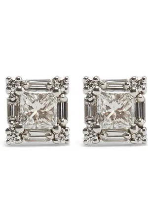 Suzanne Kalan 18kt gold diamond earrings