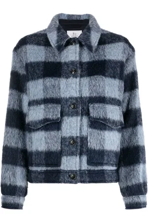 Woolrich Fringed-detail shirt jacket