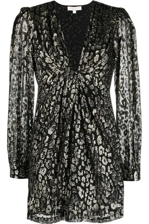 Michael Kors Leopard jacquard mini dress