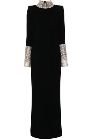 JEAN-LOUIS SABAJI Crystal-embellished gown
