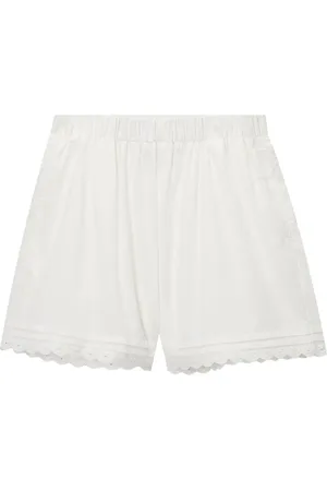 tout a coup Scalloped-edge shorts
