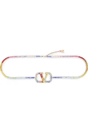 VALENTINO GARAVANI VLogo Signature crystal-embellished belt