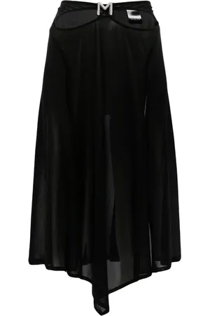 MUGLER M cut-out midi skirt