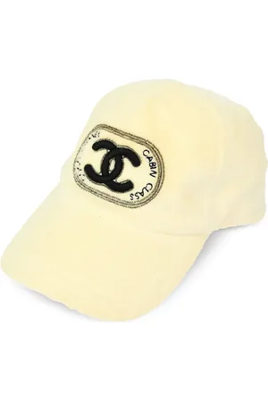 CHANEL 1990-2000s CC logo cap