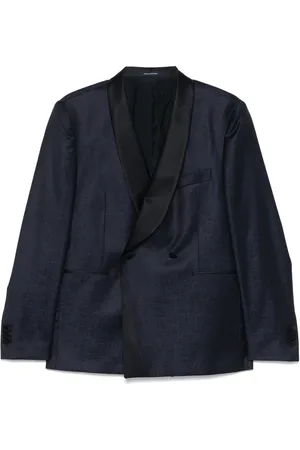 TAGLIATORE Patterned-jacquard blazer