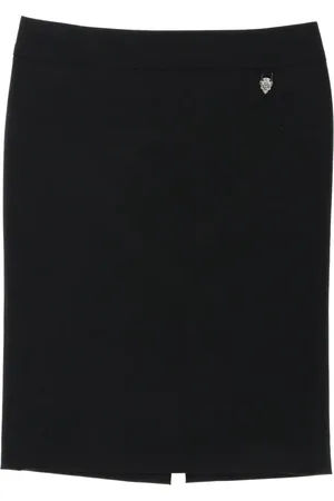 Gucci 2000s plaque detail tailored skirt